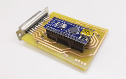 GRBL převodník - real PCB