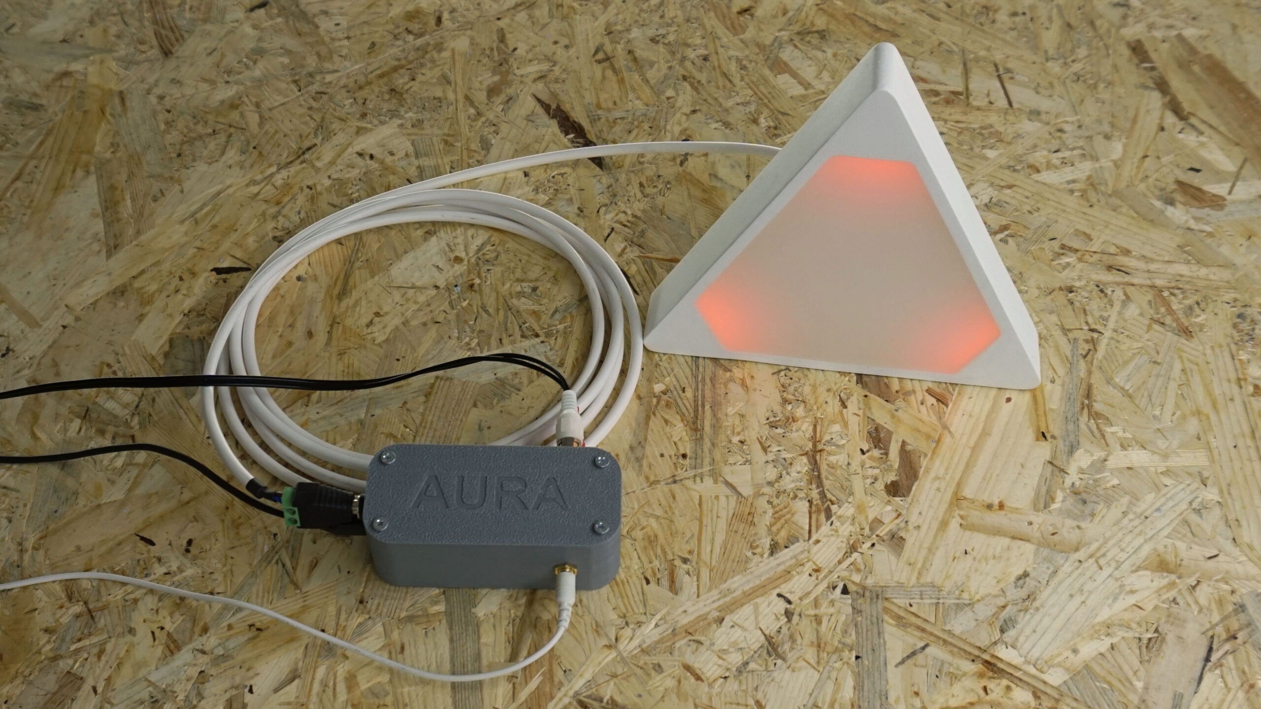 Aura - zapojení elektroniky